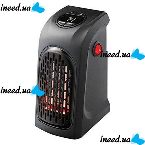 Термовентилятор Rovus Handy Heater 400W Черный, Электрический тепловентилятор, дуйка, обогреватель