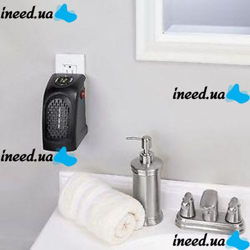 Термовентилятор Rovus Handy Heater 400W Черный, Электрический тепловентилятор, дуйка, обогреватель