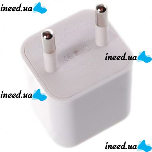 USB Adapter - Charging White 220V 1A Cube, Power supply