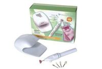 Manicure set Nails Decorator M-809 milling cutter, nozzles and lamp for drying