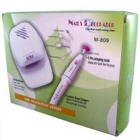 Manicure set Nails Decorator M-809 milling cutter, nozzles and lamp for drying
