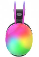 Welike WK-30 RGB RGB Backlit Bluetooth Wireless Headphones Full Size Bluetooth Stereo Headphones with AUX Port for Computer and Laptop