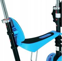 Tricycle Children's Running Scooter Scooter FYS-2864 Blue 5 in 1 with Folding Seat, Parent Handle and Luminous Wheels for Children Blue