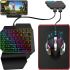 Bluetooth Mix Elite SE Plus Gaming Kit for IOS Android Phone and Tablet Converter Wired Keyboard K12X Mouse G2 with Mat and Backlight