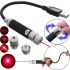 Powerful Laser Pointer Red Laser Pointer SN-R12 from USB red laser, LED Projector Diode from YUSB 3 Effect nozzles for car and Home