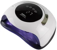 Професійна УФ лампа SUN Boost BQ-5T 120W для манікюру і педикюру 120w, апарат LED UV для полімеризації та сушіння гель лаку для нігтів Сан Bq5t Біла