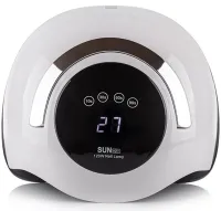 Професійна УФ лампа SUN Boost BQ-5T 120W для манікюру і педикюру 120w, апарат LED UV для полімеризації та сушіння гель лаку для нігтів Сан Bq5t Біла