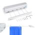 Automatic Sliding Clothes Dryer Cloth Dryer RL-0101, Wall-mounted Exhaust Clothesline, Roller Drying for 4 ropes, White