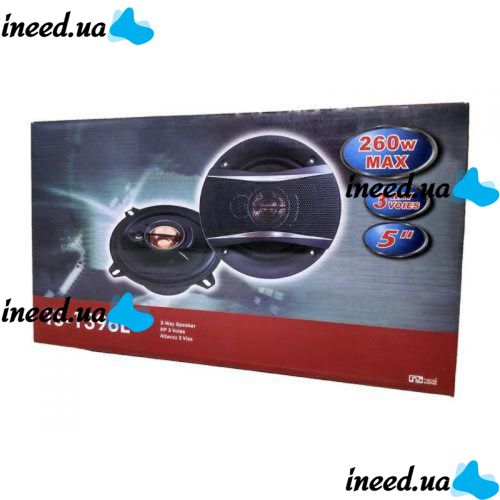 Automotive acoustics Pioneer TS-1396E 260W car speakers 5", 13 cm