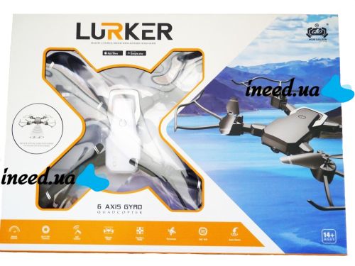 Radio-controlled quadcopter Lurker GD885HW with WiFi Camera Children's drone with Wi-Fi camera, Flying Copter HJHRC HJ28 with backlight on battery