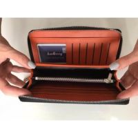 Клатч мужской Кошелек портмоне Baellerry Leather 3 W009 Black Черный