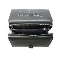 Men's Leather Wallet Clutch Baellerry Guero S1393 Black for Storing Credit Cards Coins on a snake, Men's wallet for bills Black