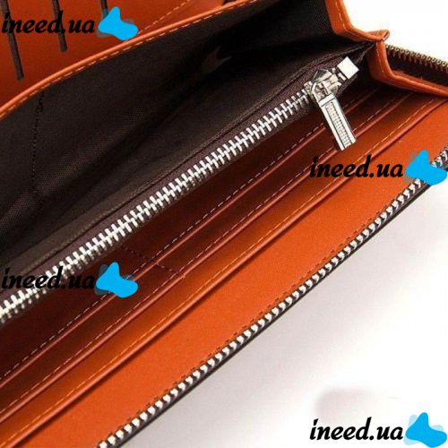 Чоловічий гаманець клатч портмоне Baellerry Leather Model 1 SW008 Black Чорний