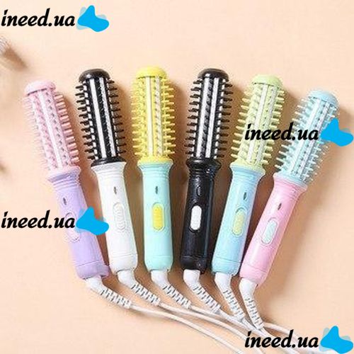 Mini iron - Comb hair curly mini for curling and straightening hair in a plastic case