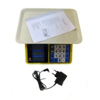 Commercial electronic scales up to 40 kg Domotec MS-266 Plastic 40kg