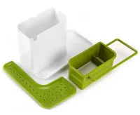 Кухонний органайзер для мийних засобів на раковину Kitchen Shelf Sink Tidy 3 в 1, Універсальний органайзер для кухонного приладдя на мийку