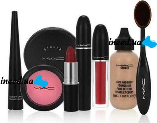 Mac look cosmetic set 8 in 1 M808 Cosmetics Set gift box