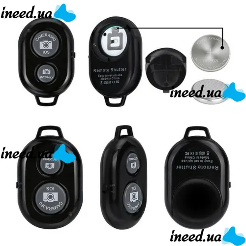 Remote Control Bluetooth Hoco RC-100 Remote Control Phone Camera for Selfie Stick, Universal Keychain, Remote Control for Android and IOS, Tripod