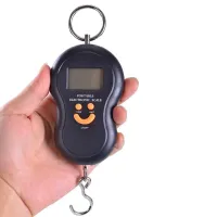 Digital Canter Scale ACS 601 Canter up to 50 kg 603 Domotec MS-50, Handheld Pocket Electronic Scale without change, Electronic Canter Scale Black