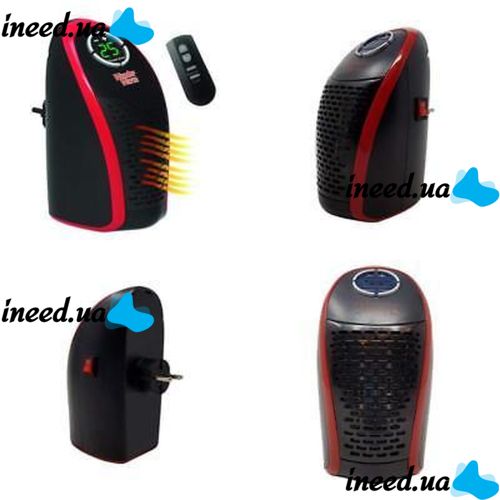 Портативный мини обогреватель в розетку Wonder Warm EY-2028 400W с пультом
