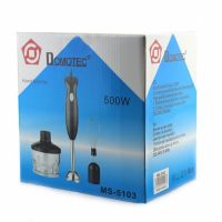 Submersible Hand Blender DOMOTEC MS-5103 Black 500W 3 in 1 Universal Black Domotec, Electric whisk, chopper with bowl