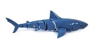 Умная игрушечная Акула на радиоуправлении Shark T11 с пультом, Интерактивная радиоуправляемая детская плавающая рыбка на аккумуляторе