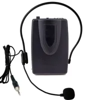 Радіосистема головний мікрофон Dm Shure SH - 100C для озвучення, бездротова гарнітура MAX WM-707 на голову з ресивером, радіомікрофон на батарейках