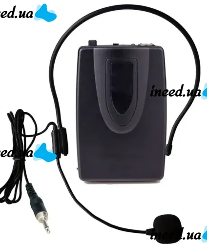 Радіосистема головний мікрофон Dm Shure SH - 100C для озвучення, бездротова гарнітура MAX WM-707 на голову з ресивером, радіомікрофон на батарейках