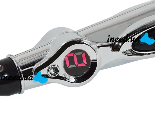Акупунктурний масажер у формі ручки Massager Pen DF-618, прилад для точкового масажу всього тіла Сірий, електронна акупунктурна ручка для обличчя