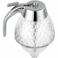 Диспенсер для меда Honey Dispenser ручной дозатор 200 мл, емкость колба для соусов, карамели, варенья, диспенсер-дозатор на подставке 10*15 см