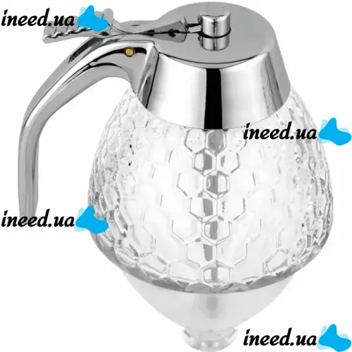 Диспенсер для меда Honey Dispenser ручной дозатор 200 мл, емкость колба для соусов, карамели, варенья, диспенсер-дозатор на подставке 10*15 см