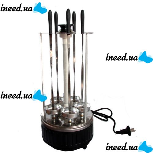 Vertical BBQ WX-8601 1000W Electric BBQ Shish kebab maker for 5 skewers Black Electric BBQ Shish kebab maker Black