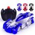 Anti-gravity car Wall Climber CAR P802 Blue rides on walls and ceiling