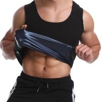 Men's Slimming Sweat Shaper Men's Slimming T-shirt with Sauna Effect, Men's Sports Sauna T-shirt M/L XL/XXL Black