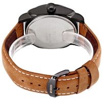 Чоловічі наручні Curren Leisure Series 8158 на руку з ремінцем зі штучної шкіри, Класичний кварцовий годинник з чорним циферблатом і календарем
