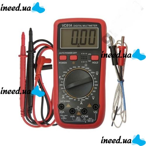 Тестер цифровой мультиметр Digital VC61A