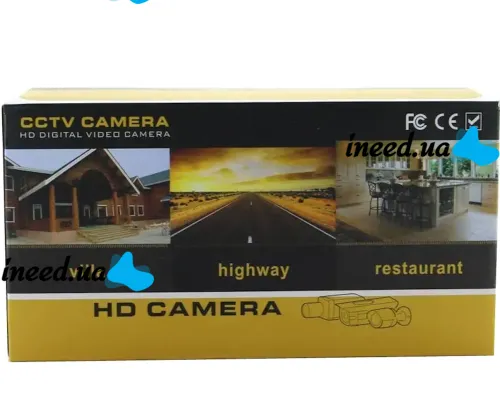 Кімнатна кольорова IP камера відеоспостереження Спартак CCTV 349 1.3 mp з роз'ємом LAN, дротова Вулична купольна камера з ІЧ-підсвічуванням