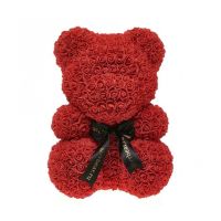 Big bear made of 3D roses, bear made of artificial 3D roses 40 CM