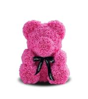 Big bear made of 3D roses, bear made of artificial 3D roses 40 CM