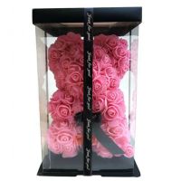 Big bear made of 3D roses, bear made of artificial 3D roses 40 CM