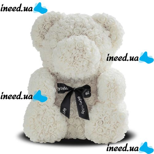 Big bear made of 3D roses, bear made of artificial 3D roses 40 CM