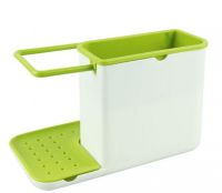 Кухонний органайзер для мийних засобів на раковину Kitchen Shelf Sink Tidy 3 в 1, Універсальний органайзер для кухонного приладдя на мийку