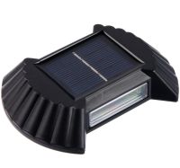 Настенный уличный фонарь прожектор Smart Solar Light JB-012 на солнечной батарее, Аккумуляторный светильник с солнечной панелью на стену JB012 Черный