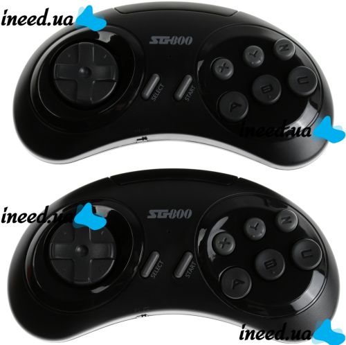 Sega Game Controller SG800 8bit 1600 Games Video Game Console with 2 Wireless Joysticks, Dendy HDMI Wireless Console for TV