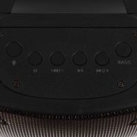 JBK-S1 Wireless Bluetooth Speaker with RGB LED Backlight and Power Bank Function, Rechargeable Bluetooth Speaker USB AUX for Android IOS Black