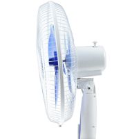 Підлоговий вентилятор WimpeX WX - 1611 40 см stand fan 16 " 100w з регулюванням висоти, Безшумний вентилятор Вімпекс 100Вт на підлогу 3 швидкості Білий