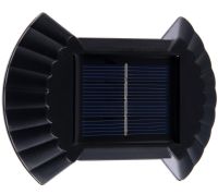 Настенный уличный фонарь прожектор Smart Solar Light JB-012 на солнечной батарее, Аккумуляторный светильник с солнечной панелью на стену JB012 Черный
