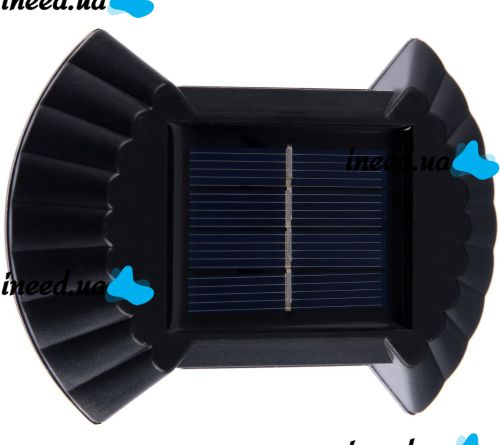 Настенный уличный фонарь прожектор Smart Solar Light JB-012 на солнечной батарее, Аккумуляторный светильник с солнечной панелью на стену JB012 Черный