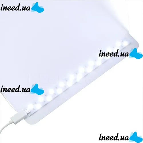 Folding photo box NJ-0065 with Led-lighting 22x22x22 cm for subject shooting, Lightbox for macro photography, Mini photo studio 2 backgrounds