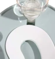 Годівниця з поїлкою для домашніх тварин Dog & Cat bowl 2в1 500мл, Миска зі сталі з автоматичним диспенсером для води для собак і котів синя